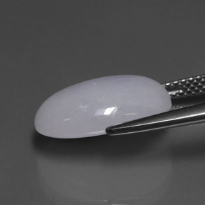 Jadéite Lavande naturelle Coupe ovale, 7.79 ct, Translucide