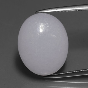 Jadéite Lavande naturelle Coupe ovale, 9.73 ct, Translucide