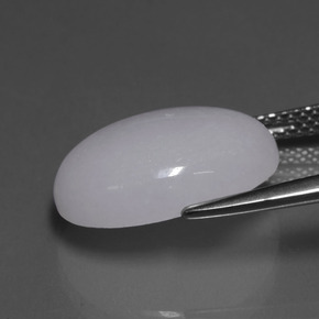 Jadéite Lavande naturelle Coupe ovale, 9.73 ct, Translucide