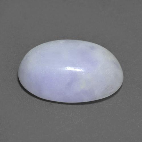 Jadéite Violet clair naturelle Coupe ovale, 12.38 ct, Opaque
