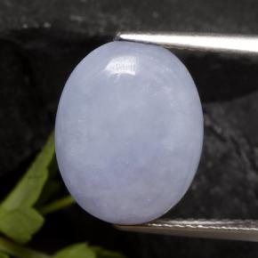 Jadéite Violet clair naturelle Coupe ovale, 5.51 ct, Translucide