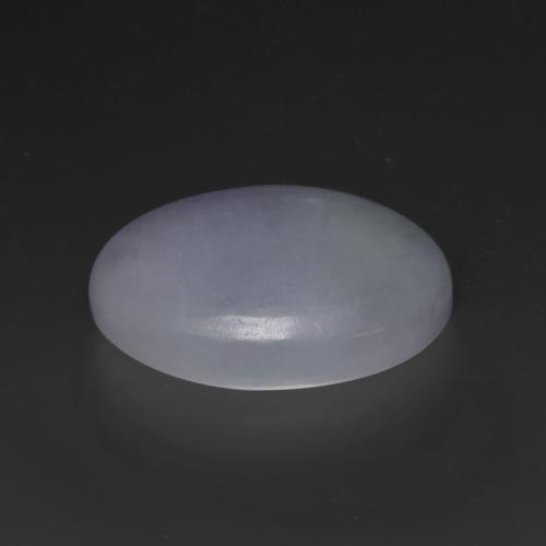Jadéite violet naturelle coupe ovale, 20,43 ct, opaque