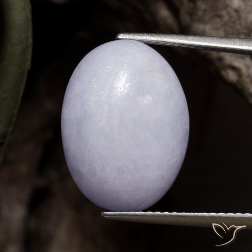 16.12ct Naturel Violet clair Jadéite, ovale, Opaque