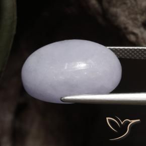 Jadéite Violet clair naturelle ovale, 16.12 ct, Opaque