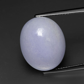 Jadéite Lavande naturelle ovale, 21.40 ct, Opaque
