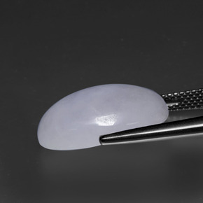Jadéite Lavande naturelle ovale, 13.55 ct, Opaque