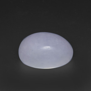 Jadéite Lavande naturelle ovale, 15.97 ct, Opaque