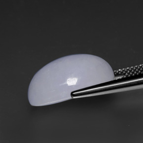 Jadéite Lavande naturelle ovale, 15.97 ct, Opaque