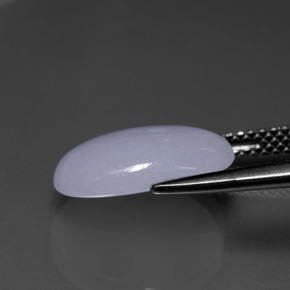 Jadéite Lavande naturelle Coupe ovale, 4.50 ct, Translucide