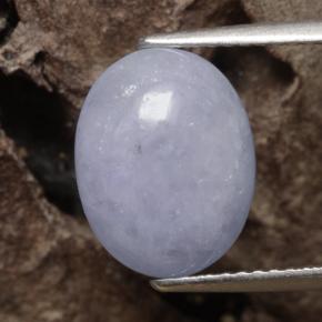 Jadéite Lavande naturelle Coupe ovale, 4.28 ct, Opaque