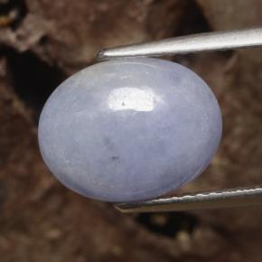 Jadéite Lavande naturelle Coupe ovale, 4.28 ct, Opaque