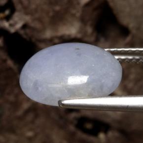 Jadéite Lavande naturelle Coupe ovale, 4.28 ct, Opaque