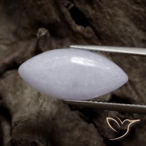 Jadéite Gris naturelle Marquise, 4.90 ct, Translucide