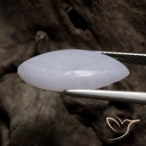 Jadéite Gris naturelle Marquise, 4.90 ct, Translucide