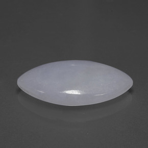 Jadéite vert naturelle marquise, 6,33 ct, translucide