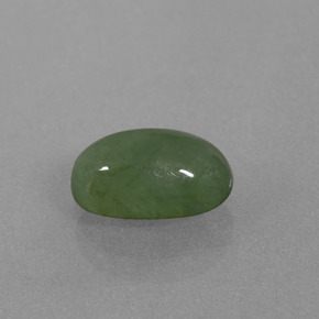 Jadéite Vert naturelle Coupe ovale, 2.06 ct, Transparent