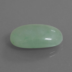 Jadéite Vert naturelle Coupe ovale, 18.38 ct, Translucide