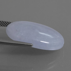 Jadéite Lavande naturelle Coupe ovale, 14.80 ct, Translucide