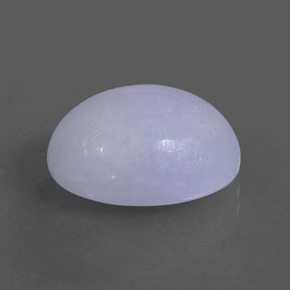 Jadéite Lavande naturelle Coupe ovale, 11.64 ct, Translucide