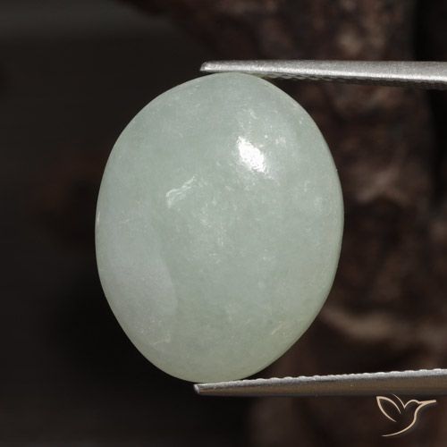 16.14ct Naturel Vert clair Jadéite, ovale, Translucide