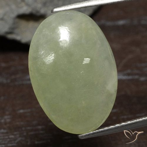 8.37ct Naturel Olive verte Jadéite, ovale, Translucide