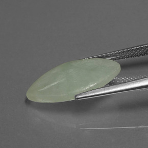Jadéite Vert naturelle Marquise, 5.03 ct, Translucide