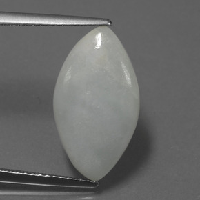 Jadéite vert naturelle marquise, 4,26 ct, translucide