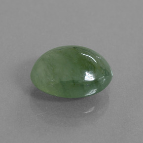 Jadéite Vert naturelle Coupe ovale, 5.99 ct, Translucide