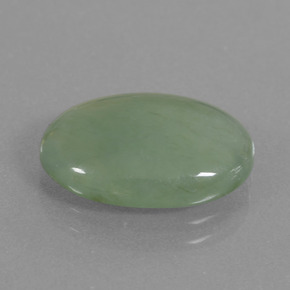 Jadéite Vert naturelle Coupe ovale, 5.67 ct, Translucide