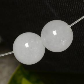 Achetez naturel 13,23ct blanc jadéite gems, sphère / boule, en provenance myanmar chez gemselect. en stock, livraison internationale!