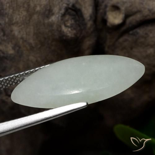 Jadéite Vert clair naturelle Marquise, 7.16 ct, Translucide