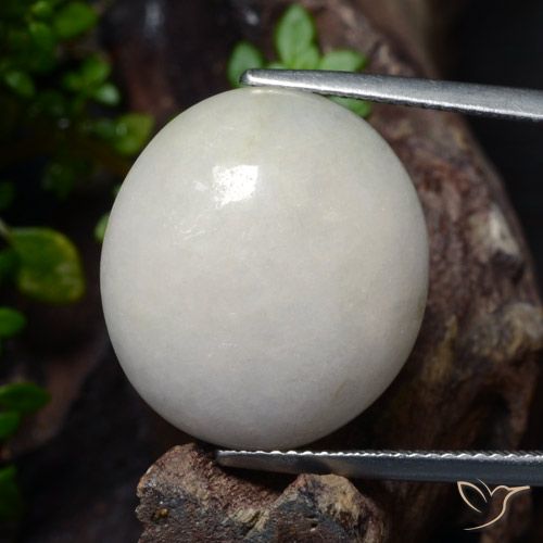 24.23ct Naturel Gris très clair Jadéite, ovale, Translucide