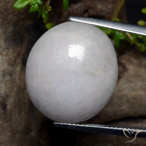24.10ct Naturel Blanc grisâtre Jadéite, ovale, Translucide