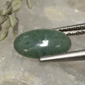 Jadéite Vert naturelle Coupe ovale, 2.99 ct, Opaque
