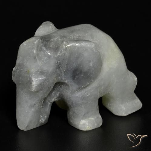 67.48ct Naturel Gris moyen Jadéite, Fantaisie, Opaque