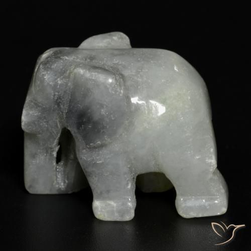 Jadéite Gris moyen naturelle Fantaisie, 67.48 ct, Opaque