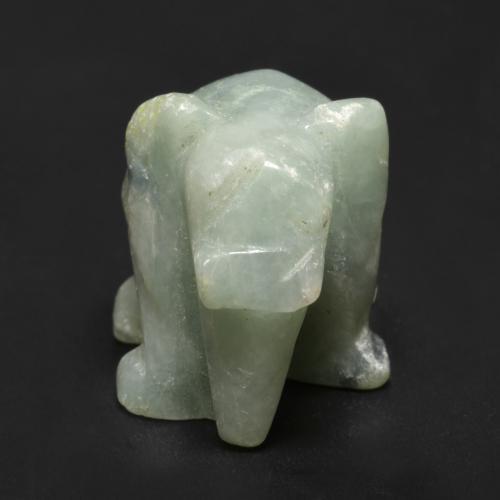 Jadéite Vert mousseux naturelle Forme fantaisie, 58.10 ct, Opaque