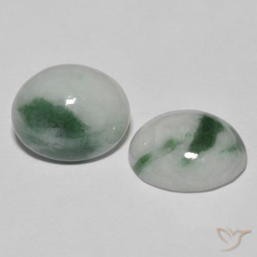 Shop natural 8.67ct Vert grisâtre Jadéite gems, ovale, from Myanmar at GemSelect. In stock, global shipping!