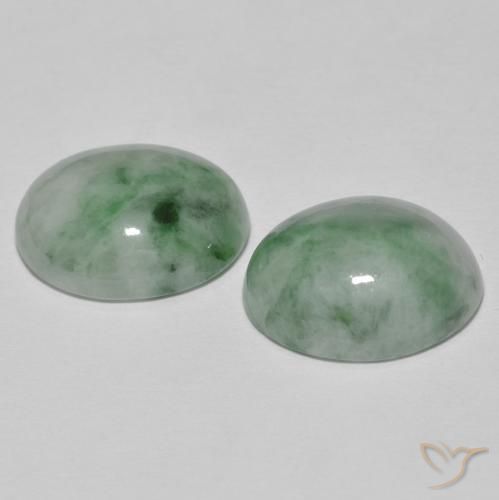 Shop natural 9.60ct Vert grisâtre Jadéite gems, ovale, from Myanmar at GemSelect. In stock, global shipping!
