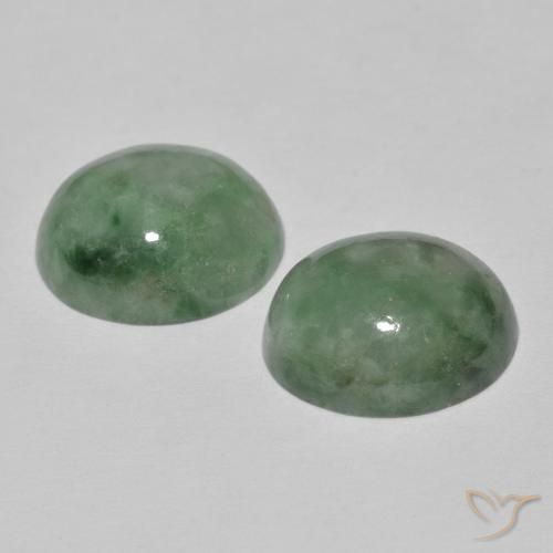Shop natural 9.41ct Vert grisâtre Jadéite gems, ovale, from Myanmar at GemSelect. In stock, global shipping!