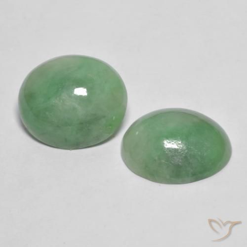 Shop natural 8.16ct Vert sauge léger Jadéite gems, ovale, from Myanmar at GemSelect. In stock, global shipping!