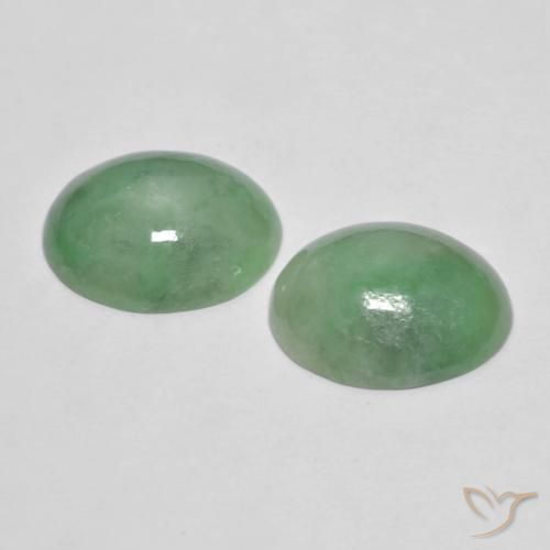 Shop natural 8.16ct Vert sauge léger Jadéite gems, ovale, from Myanmar at GemSelect. In stock, global shipping!