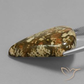 Jaspe Multicolore naturelle Fantaisie, 50.54 ct, Opaque