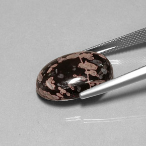 Jaspe multicolore naturelle coupe ovale, 10,06 ct, opaque