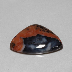 Jaspe multicolore naturelle forme fantaisie, 10,63 ct, opaque