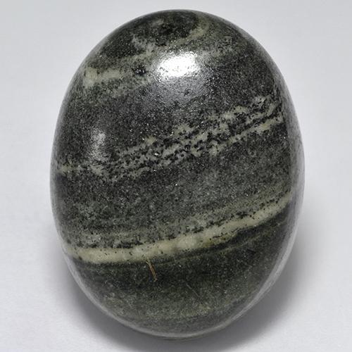 Jaspe multicolore naturelle coupe ovale, 41,73 ct, opaque