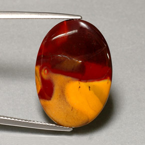 Jaspe Multicolore naturelle Coupe ovale, 12.49 ct, Opaque