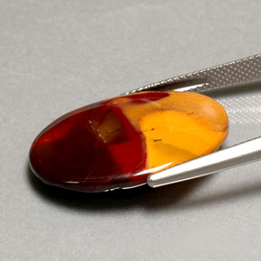 Jaspe Multicolore naturelle Coupe ovale, 12.49 ct, Opaque