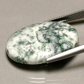 Jaspe Multicolore naturelle Coupe ovale, 17.74 ct, Opaque