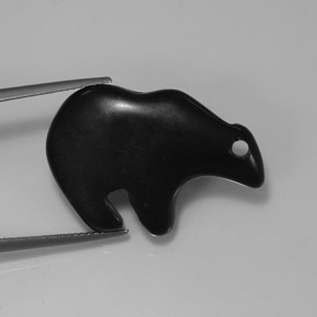 Jaspe Noire naturelle Forme fantaisie, 21.09 ct, Opaque